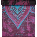 GAIAM Yogamatte Premium BE FREE - Schwarz/Rosa mit Sonne & Mond/Lotus & Om