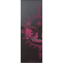 GAIAM Yogamatte Premium BE FREE - Schwarz/Rosa mit Sonne & Mond/Lotus & Om