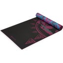 GAIAM Yogamatte Premium BE FREE - Schwarz/Rosa mit Sonne & Mond/Lotus & Om