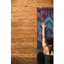 GAIAM Yogamatte Premium BE FREE - Schwarz/Rosa mit Sonne & Mond/Lotus & Om