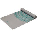 GAIAM Yoga Mat Premium MARRAKESCH XL - gris avec motif turquoise