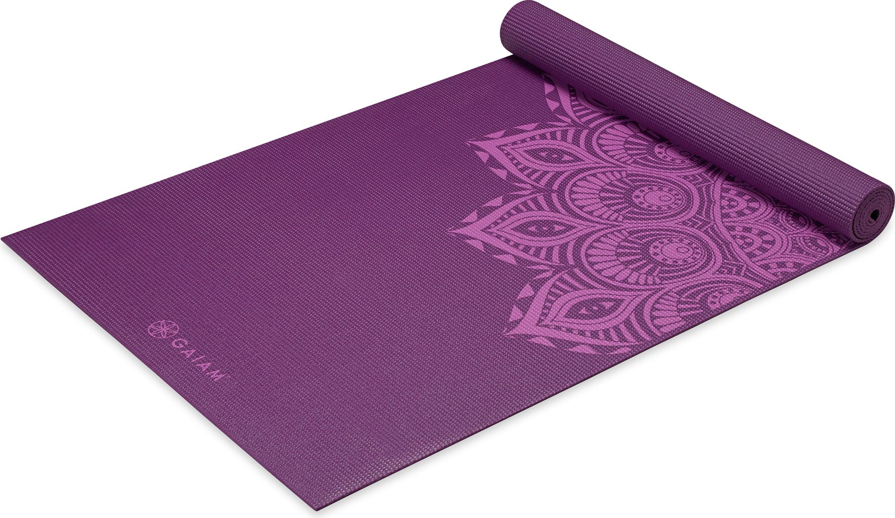 GAIAM MANDALA Yogamatta Premium - Lila med mandala
