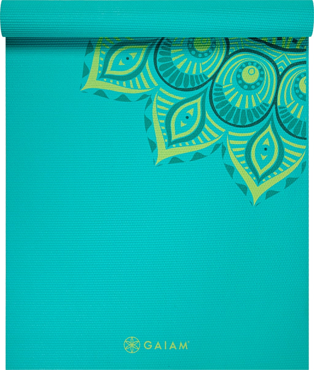 GAIAM Premium CAPRI jógamatrac - Türkiz Capri Mandalával