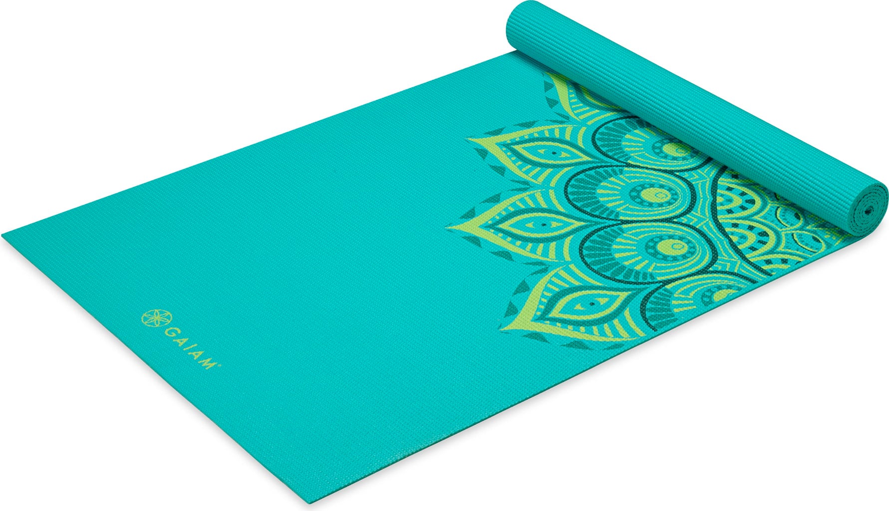 GAIAM Premium CAPRI jógamatrac - Türkiz Capri Mandalával
