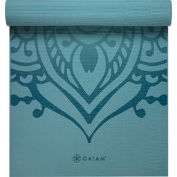 GAIAM NIGARA Yogamatta Premium - Blå med mönster