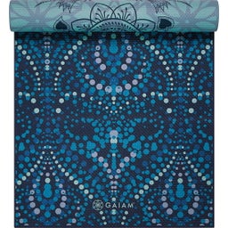GAIAM Yogamatte Premium MYSTIC SKY - Blautöne mit Muster
