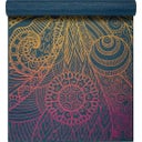 GAIAM Tappetino da Yoga VIVID ZEST - Blu scuro con fantasia colorata