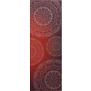 GAIAM METALLIC SUN Yogamatta Premium - Nyanser av rött med vita mandalas