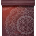 GAIAM METALLIC SUN Yogamatta Premium - Nyanser av rött med vita mandalas