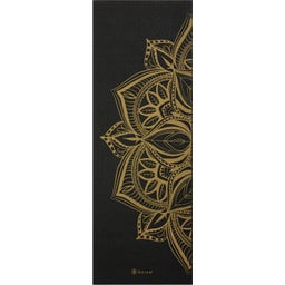 GAIAM Premium BONZEMEDAILLE jógamatrac - Fekete arany mintával