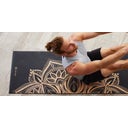 GAIAM Premium BONZEMEDAILLE jógamatrac - Fekete arany mintával