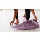 GAIAM CRANBERRY POINT Vikbar Yogamatta - Lila med mandala