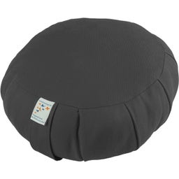 Cuscino con Farro e Federa in Cotone e Lino - Roshi - antracite