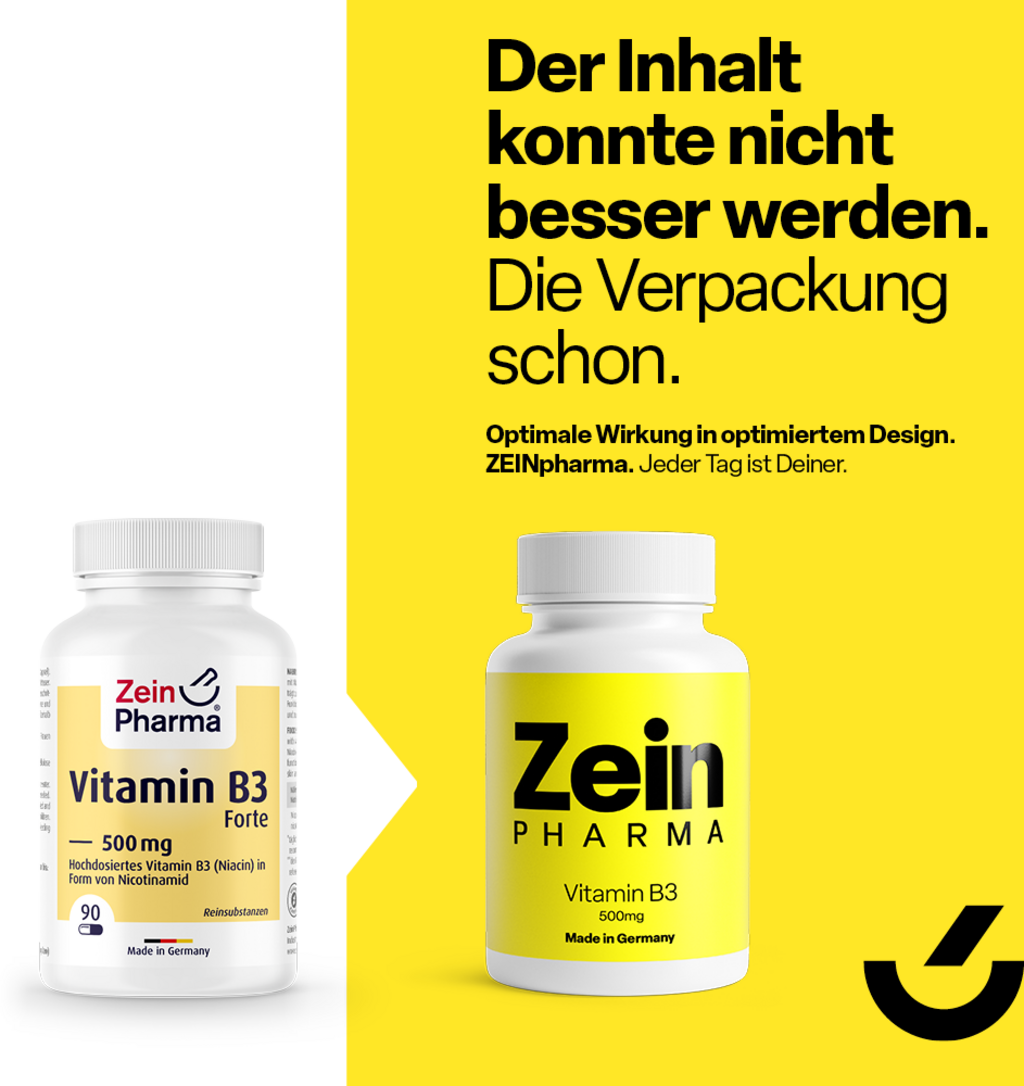ZeinPharma Vitamin B3 500 mg - 90 Kapslar