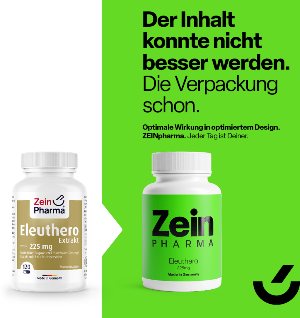 ZeinPharma Eleuthero 225mg - 120 Capsules