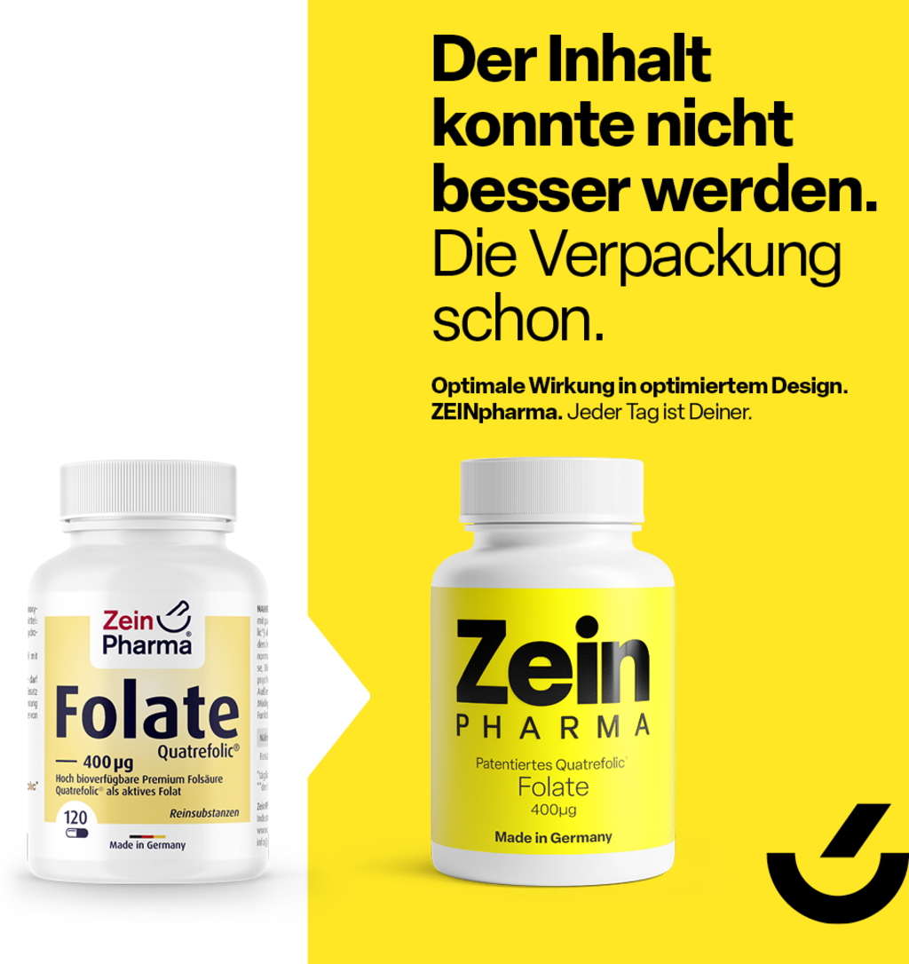 ZeinPharma Folate Quatrefolic® - 400 μg - 120 gélules
