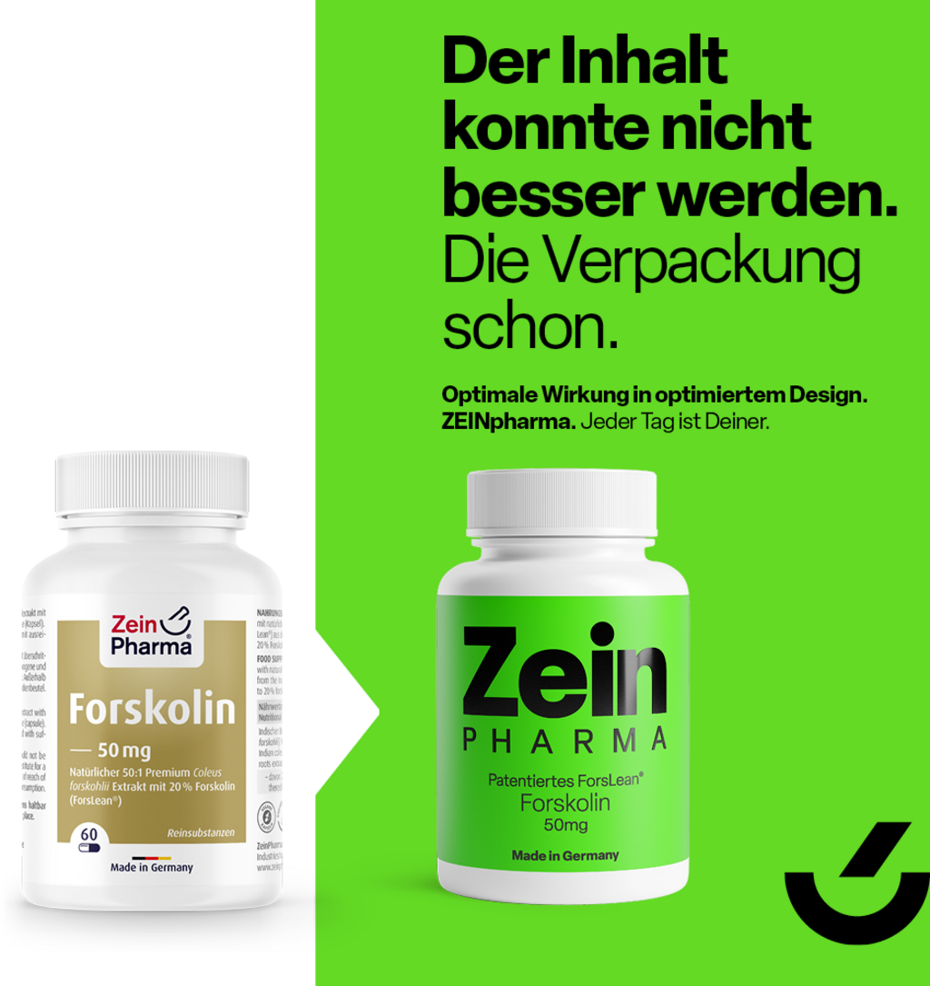 ZeinPharma Forskolin 50mg - 60 Kapslar
