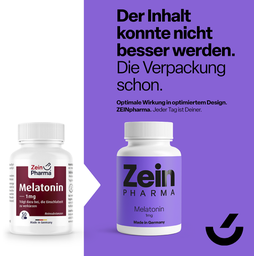 ZeinPharma Melatonina 1 mg - 50 Kapsułek roślinnych