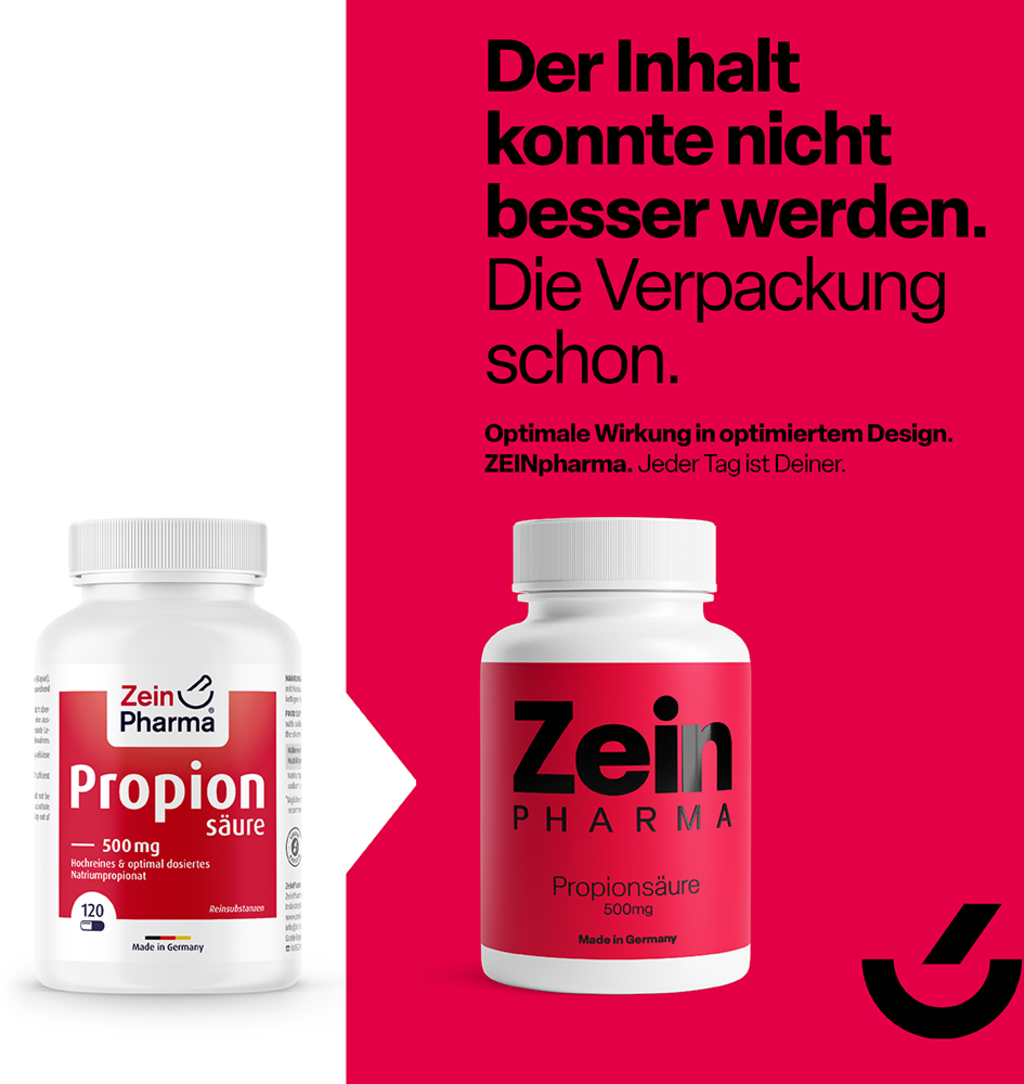 ZeinPharma Propionzuur 500mg - 120 Capsules