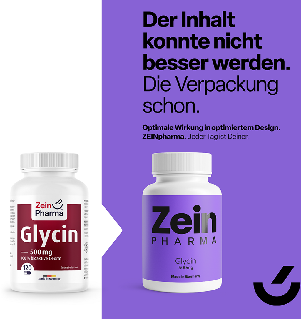ZeinPharma Glycin 500 mg - 120 Kapseln
