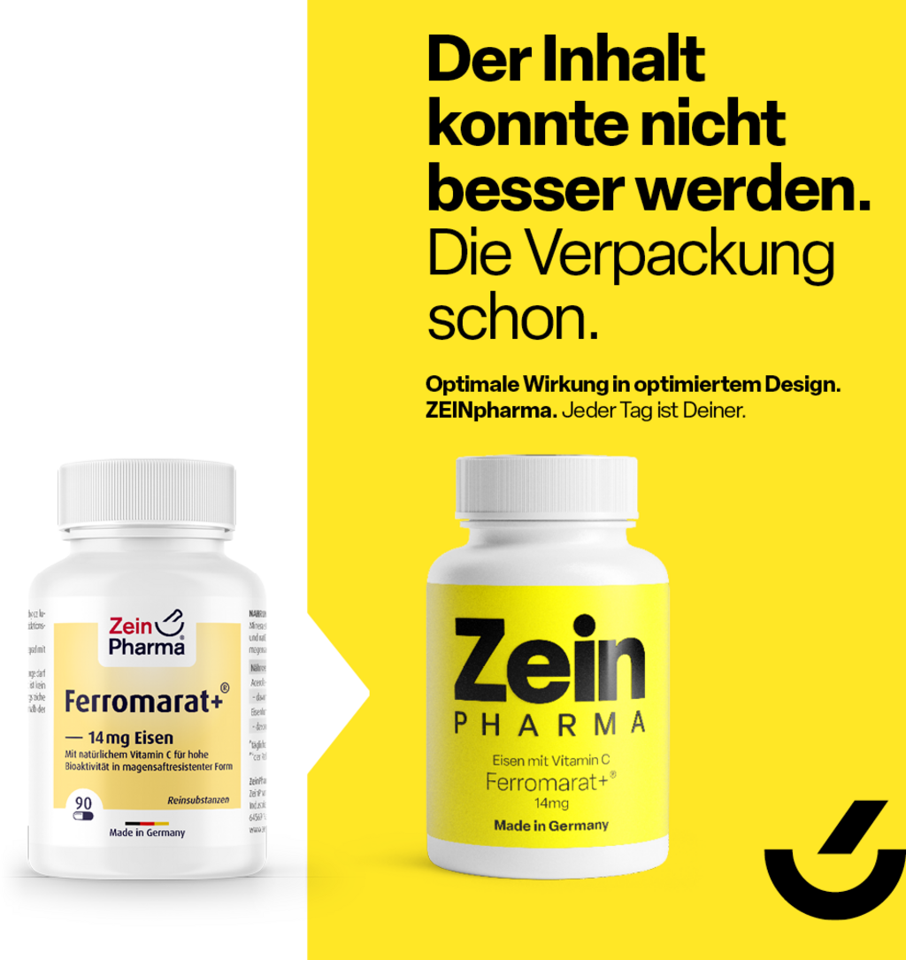 ZeinPharma Ferromarat® Ferro 14 mg - 90 Cápsulas
