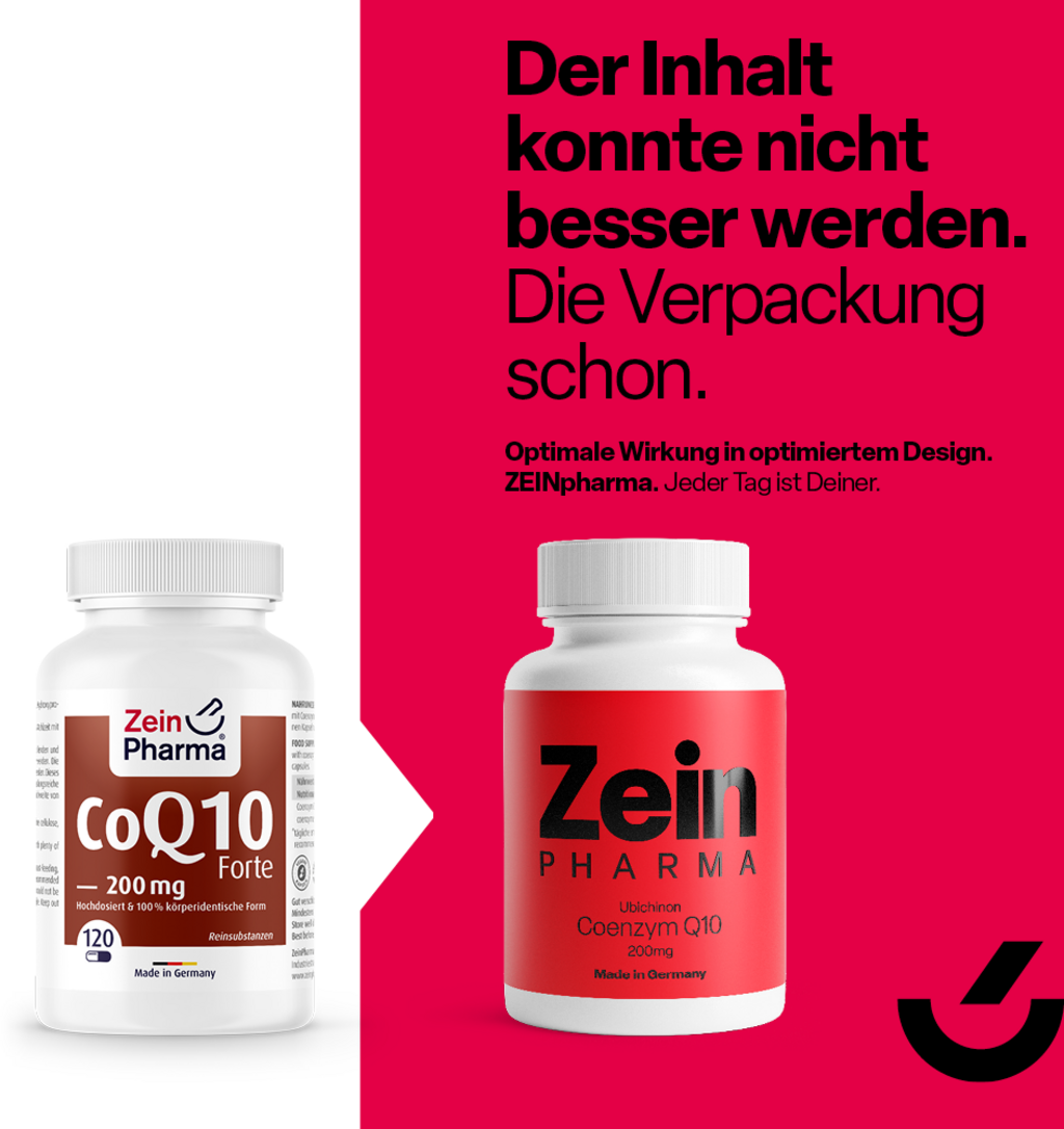 ZeinPharma Coenzym Q10 200 mg - 120 Kapslar