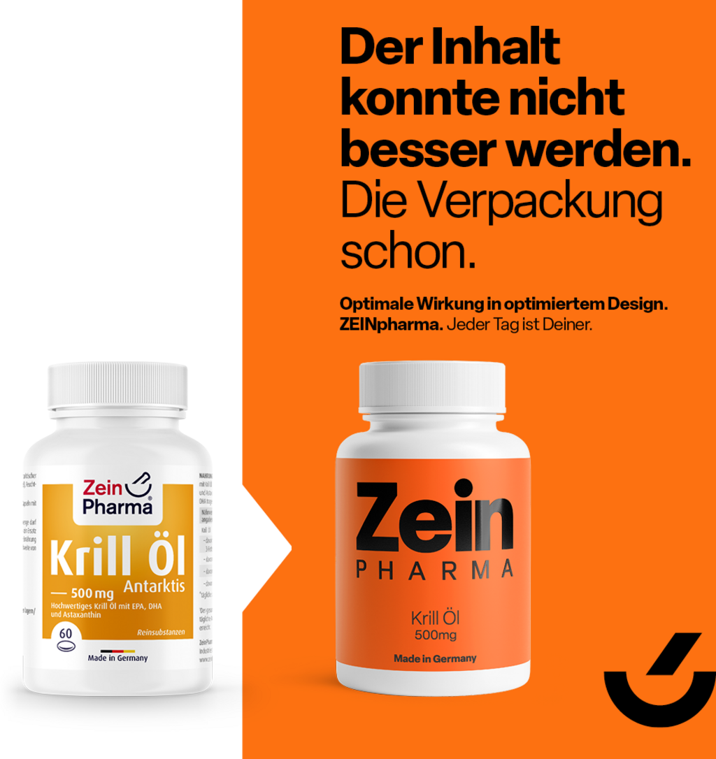 ZeinPharma Krillolie 500mg - 60 Capsules