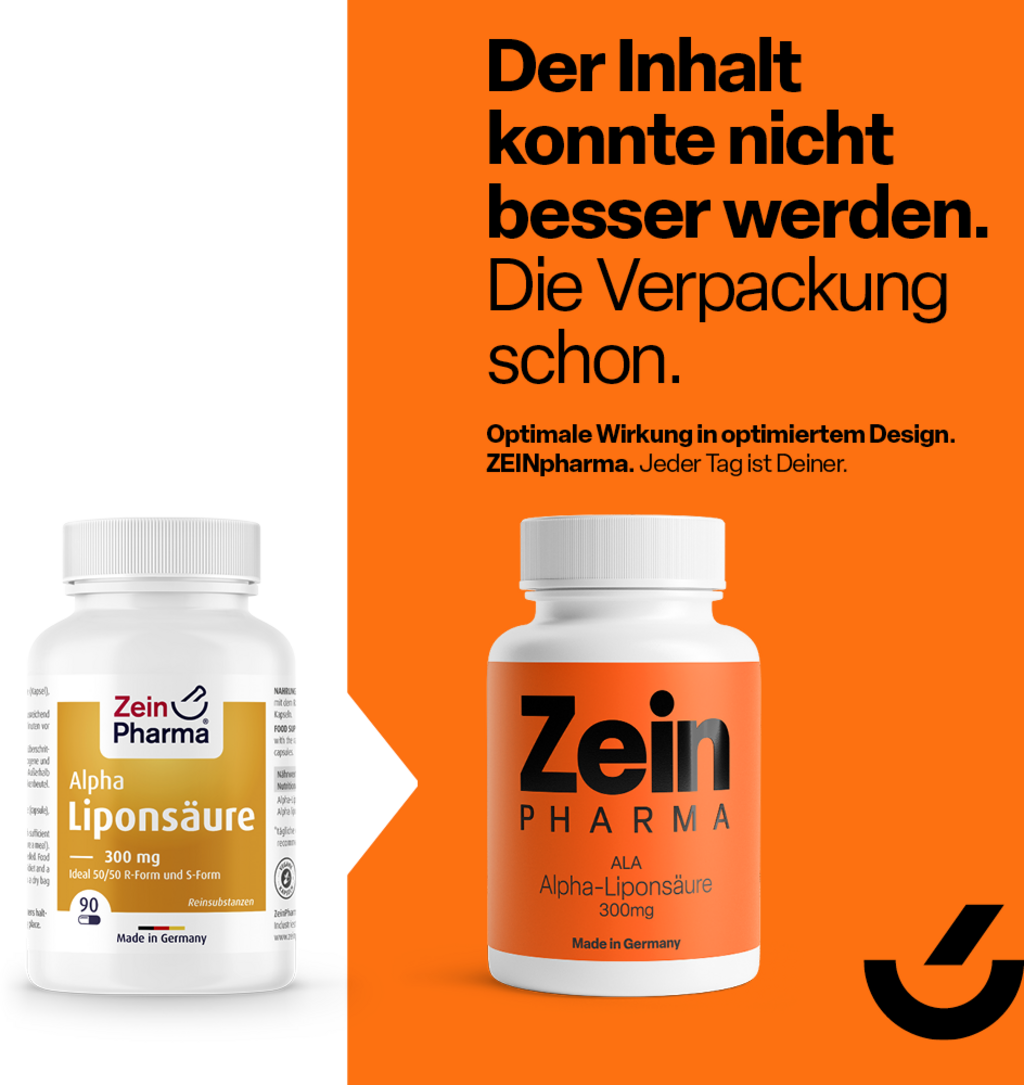 ZeinPharma Acide Alpha-Lipoïque 300 mg - 90 gélules