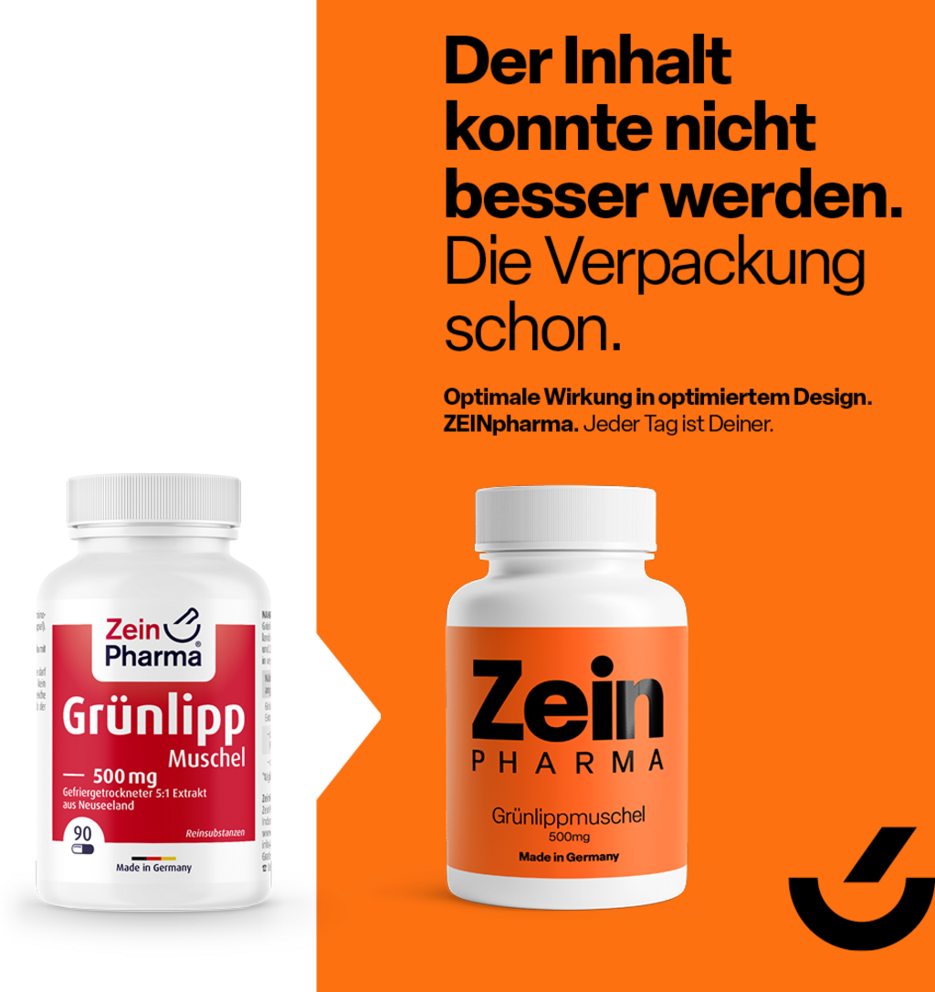 ZeinPharma Green-Lipped Mussel 500 mg - 90 veg. capsules