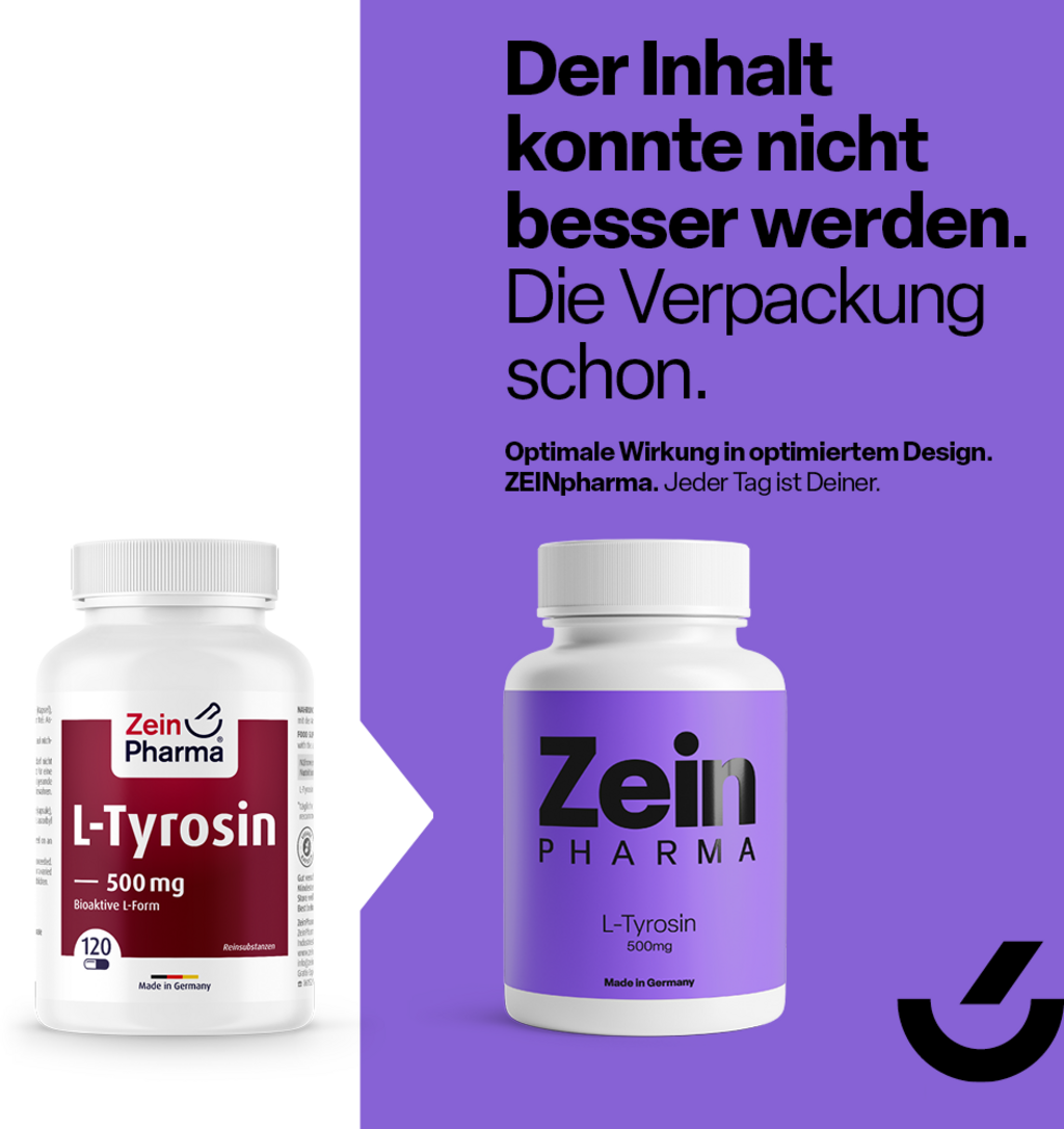 L-tyrosiini 500 mg - 120 kapselia