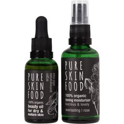 Pure Skin Food Био комплект за суха и зряла кожа - 1 Комп.