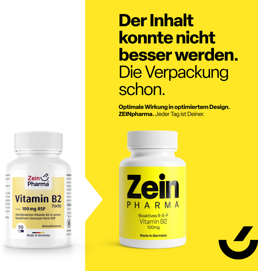 ZeinPharma Vitamine B2 100 mg - 90 gélules