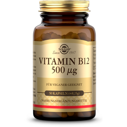 SOLGAR Vitamin B12 500 µg - 50 Kapslar