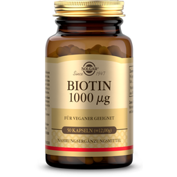 SOLGAR Biotine 1000 µg - 50 gélules