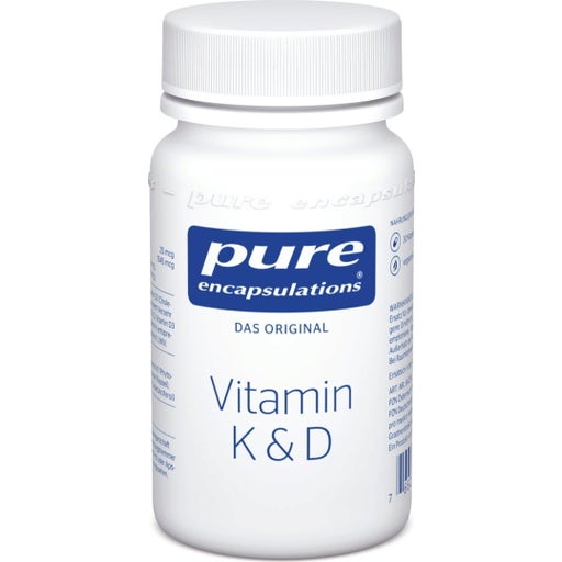 pure encapsulations Vitamine K & D - 30 capsule