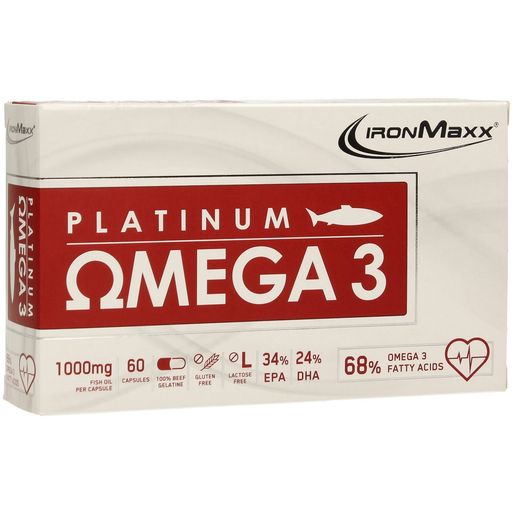 ironMaxx PLATINUM OMEGA 3 - 60 Kapsułek
