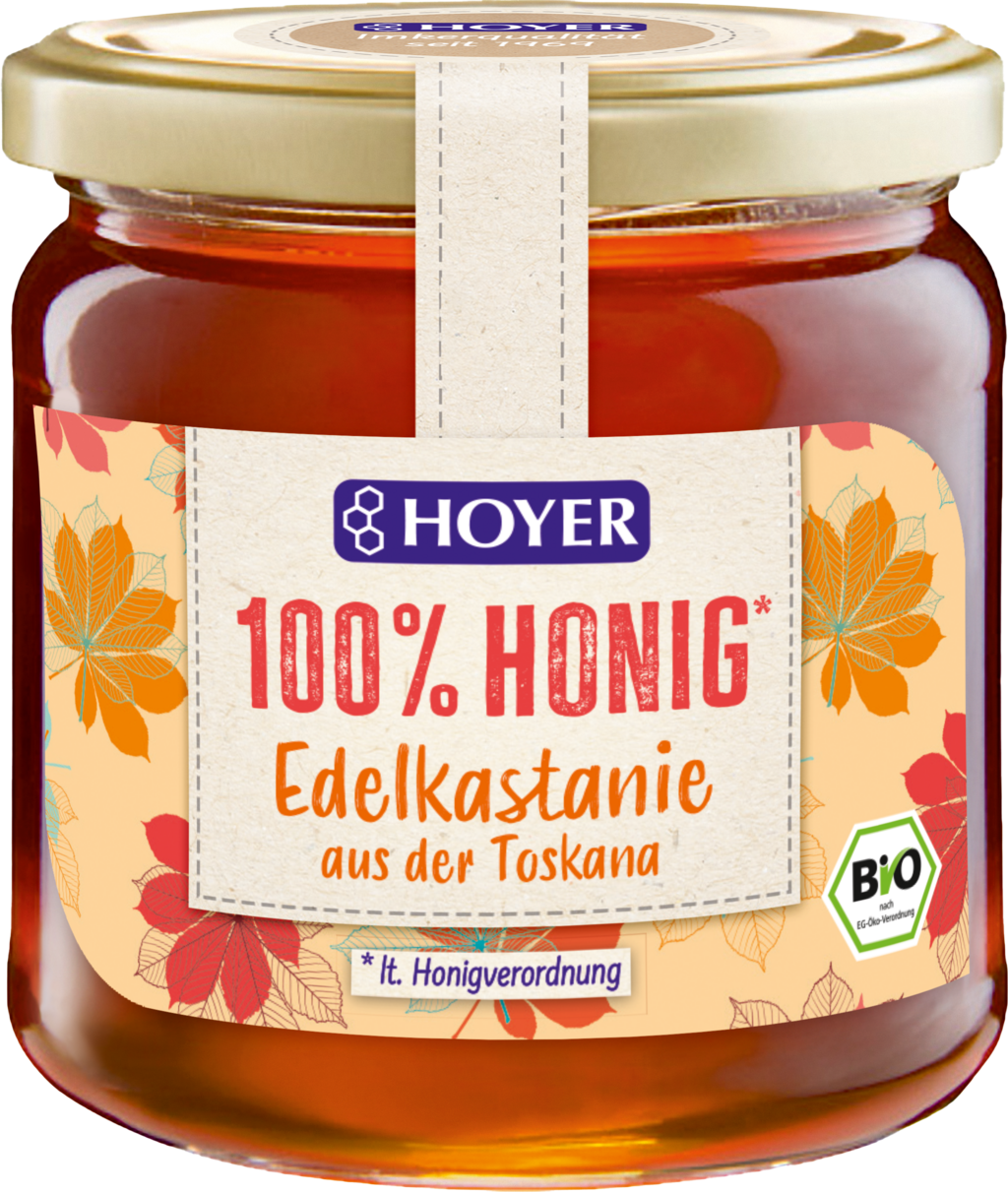 HOYER Bio gaštanový med