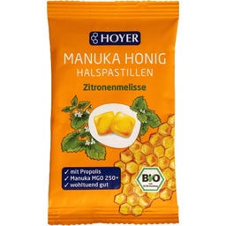 Bio Manuka medene pastile za grlo - Melisa - 30 g