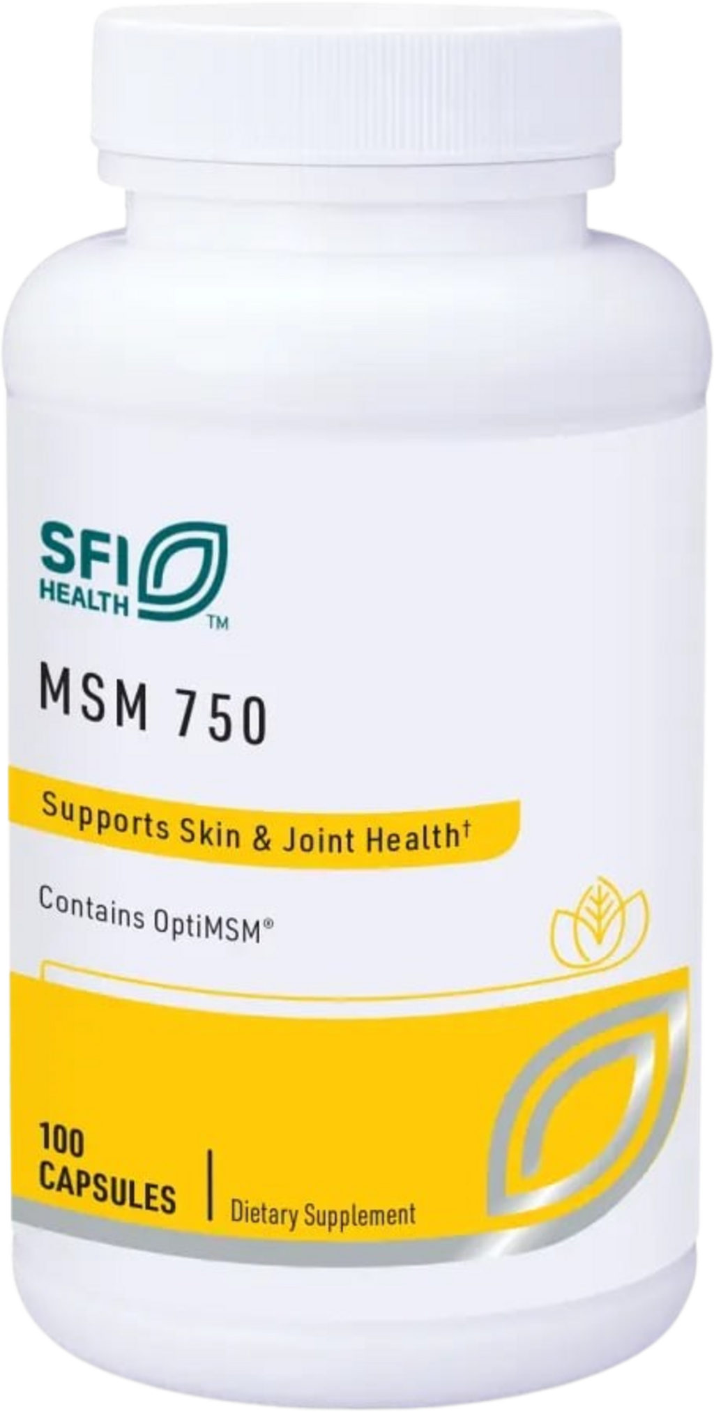 SFI HEALTH MSM 750 - 100 gélules veg.