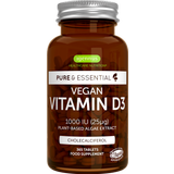 Pure & Essential vegaaninen D3-vitamiini 1000 IU