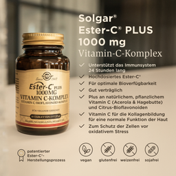 Solgar® Ester-C® Plus 1000 mg Vitamin C-Komplex - 30 Tabletten