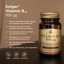 Solgar® Vitamin B12 500 µg - 50 Kapseln