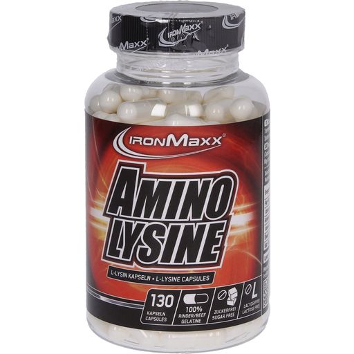 ironMaxx Amino Lysin - 130 cápsulas
