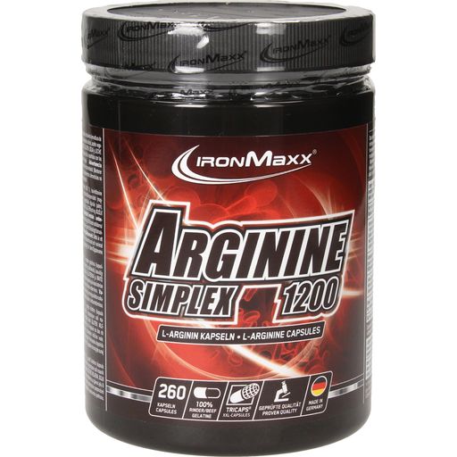 ironMaxx Arginin Simplex 1200 - 260 cápsulas