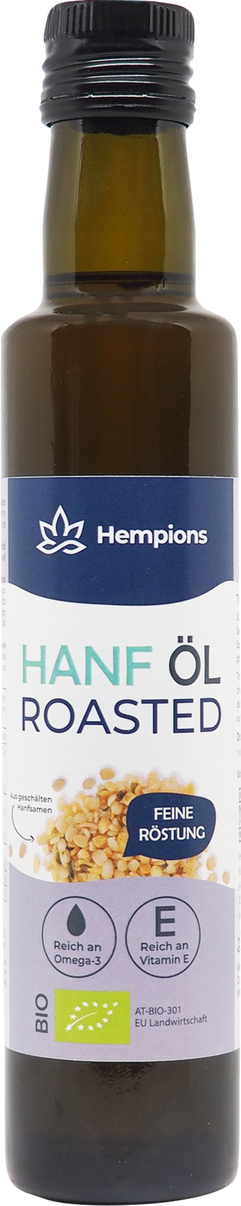 Hempions Huile de Chanvre Torréfié Bio
