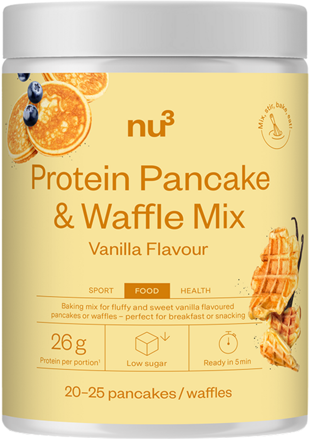 Protein Pancake & Waffle Mix Vanilla Flavour