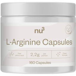 nu3 L-Arginin Capsules - 160 Kapseln