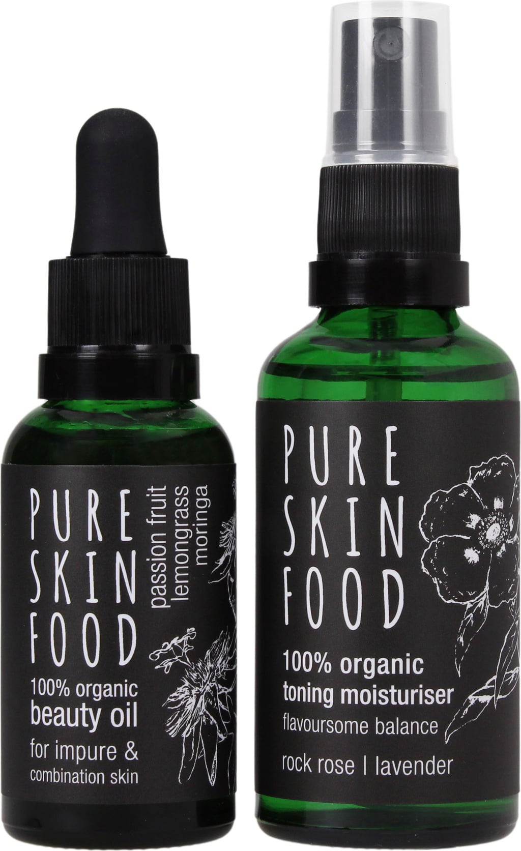 Organic Care Set for Blemished & Combination Skin - 1 Kit