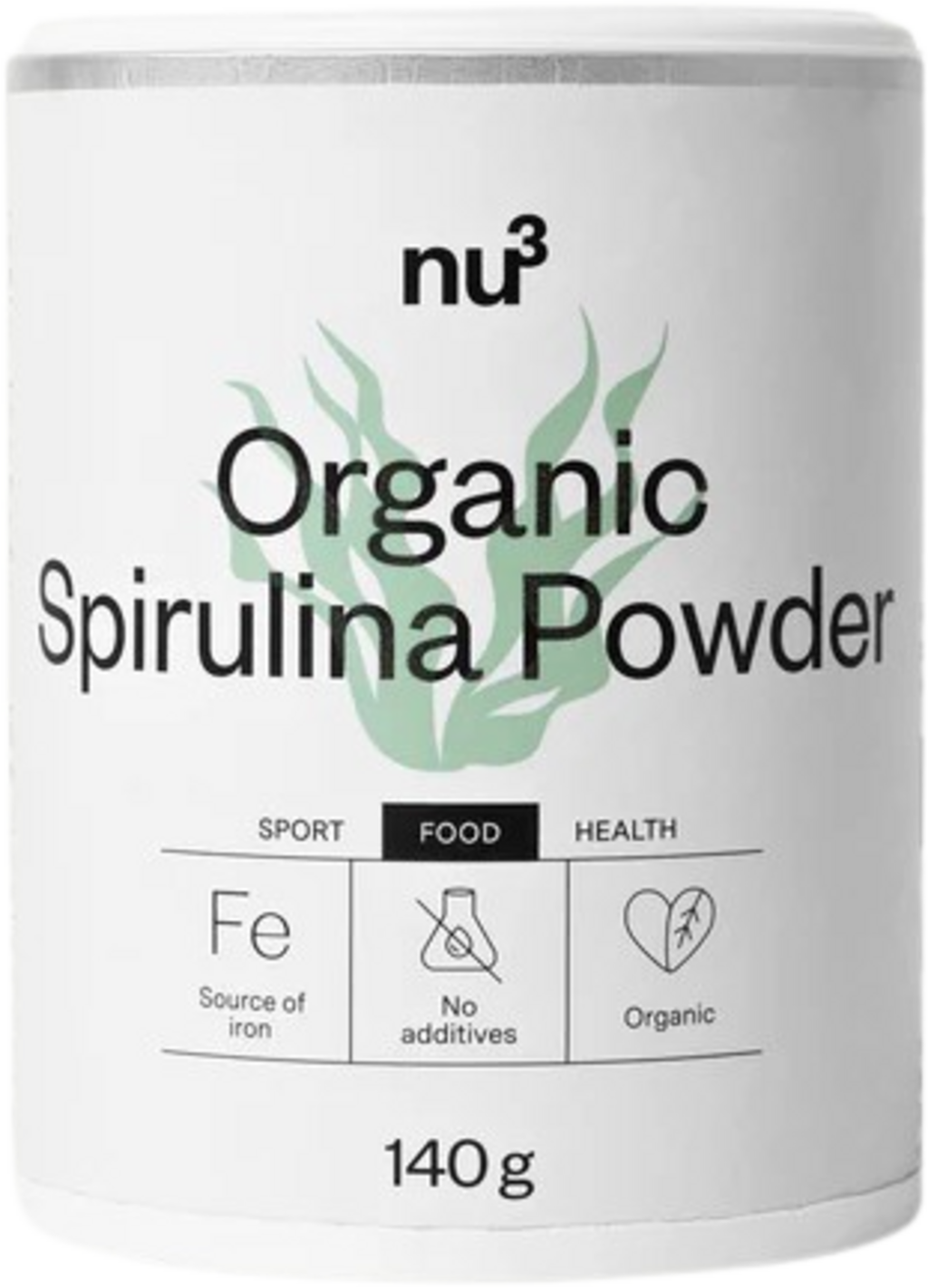 nu3 Bio Spirulina Powder - 140 g
