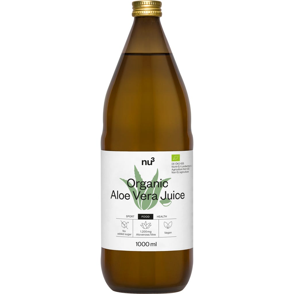 Organic Aloe Vera Juice, 1.000 ml - nu3 - VitalAbo Online Shop Europe